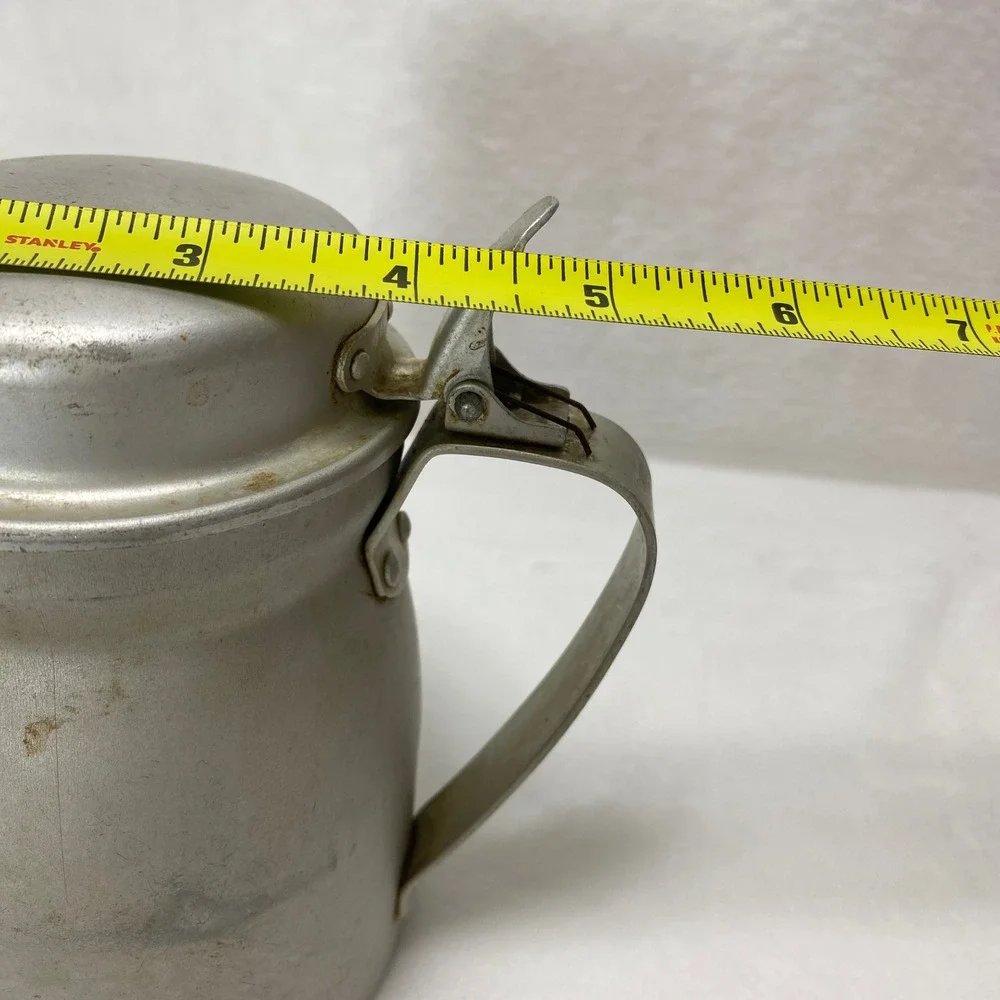 VTG 1940 Pre WWII‎ US Army Aluminum Metal Pitcher Creamer AGM Company